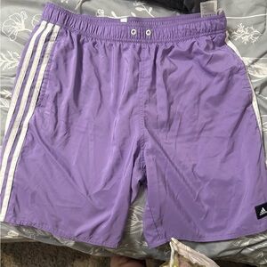 Adidas Lavender Sports Shorts